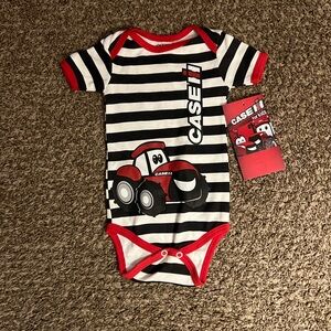 Case IH Striped Baby Onesie